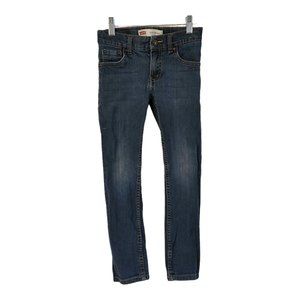 Levi's Girls 510 Skinny Jeans Regular Stretch Denim Adjustable Waist Size 8